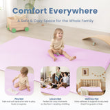 HulooSleep® 1.3" Thick Memory Foam Cooling Floor Tummy Time Mat for Summer