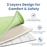 HulooSleep® 1.3" Thick Elasti-Foam™ Baby Play Mat