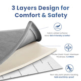 HulooSleep® 1.3" Thick Elasti-Foam™ Baby Play Mat