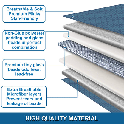 5lb-20lb double weighted blanket breathable and soft