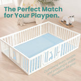 HulooSleep® Narrow-edge Baby Play Mat Thicker Memory Foam Mat