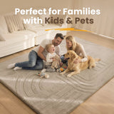 Elasti-Foam™ 1.3" Extra Thick Plush Faux Fur Play Mat
