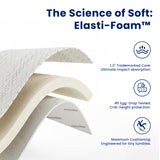 Elasti-Foam™ Nomad Diamond Shag Mat - Sand/Charcoal