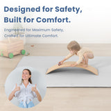 HulooSleep® 1.3" Thick Memory Foam Cooling Floor Tummy Time Mat for Summer