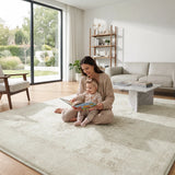 Elasti-Foam™ Serenity Floral Bordered Mat - Liora