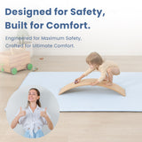 HulooSleep® 1.3" Thick Memory Foam Cooling Floor Tummy Time Mat for Summer