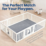 HulooSleep® Narrow-edge Baby Play Mat Thicker Memory Foam Mat