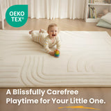 Elasti-Foam™ 1.3" Extra Thick Plush Faux Fur Play Mat
