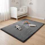 Huloosleep® 50"×50" Narrow-Edge Baby Play Mat – Non-Toxic & Non-Slip