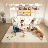 Elasti-Foam™ Plush Faux Fur Play Mat - 6'x9'