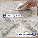 Elasti-Foam™ Heritage Medallion Mat - Elara-Grey/Brown