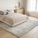 Elasti-Foam™ Heritage Medallion Mat - Elara-Grey/Brown