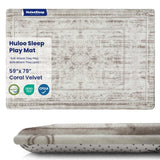 Elasti-Foam™ Heritage Medallion Mat - Elara-Grey/Brown