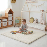 HulooSleep® 50"×50"Playpen Mat Thicker Baby Floor Play Mat for Playpen