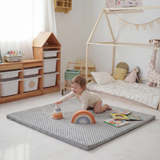 HulooSleep® 50"×50"Playpen Mat Thicker Baby Floor Play Mat for Playpen