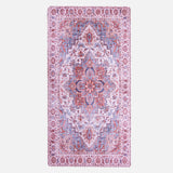 Elasti-Foam™ Heritage Medallion mat in Vintage Crimson/Blue