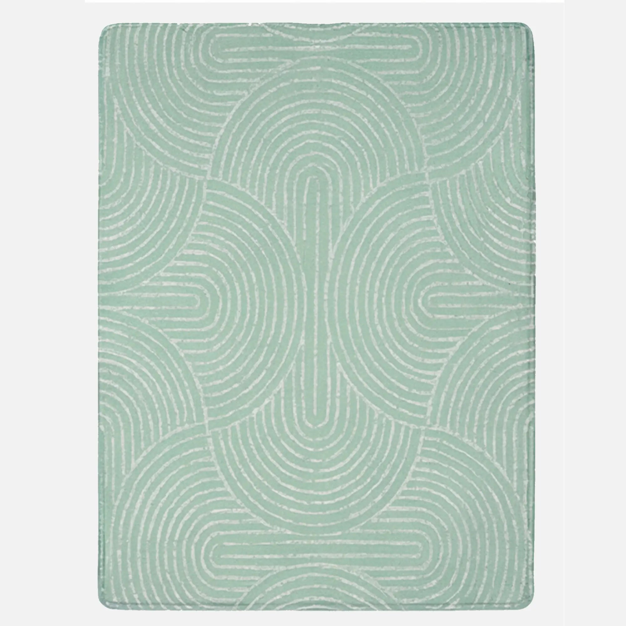 Elasti-Foam™ Luna Arch Geometric Mat - Sage & Ivory