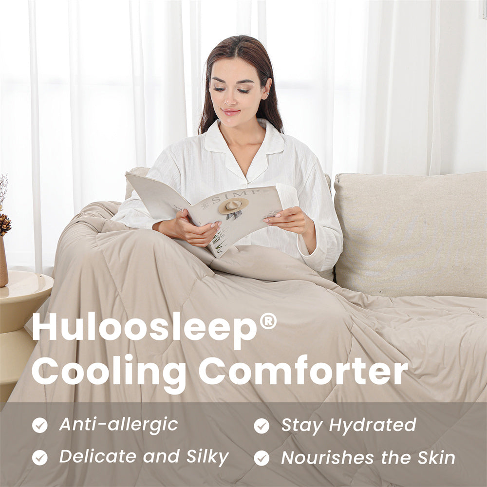 Huloosleep® Dual-Sided Smooth Cooling Blanket - Huloosleep