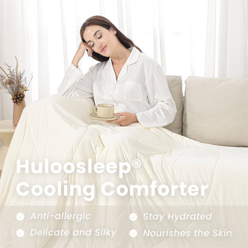 Huloosleep® Dual-Sided Smooth Cooling Blanket - Huloosleep
