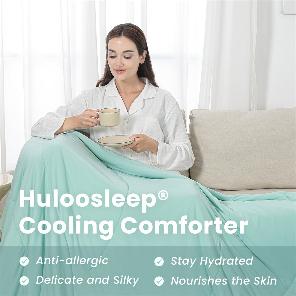Huloosleep® Dual-Sided Smooth Cooling Blanket - Huloosleep