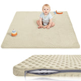HulooSleep® 50"×50"Playpen Mat Thicker Baby Floor Play Mat for Playpen