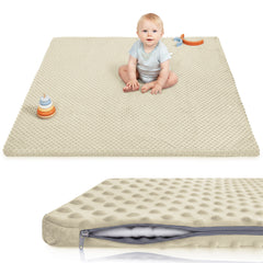 HulooSleep® 50"×50"Playpen Mat Thicker Baby Floor Play Mat for Playpen