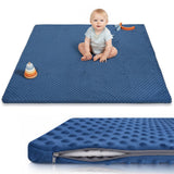 HulooSleep® 50"×50"Playpen Mat Thicker Baby Floor Play Mat for Playpen