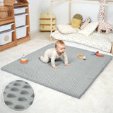 HulooSleep® 50"×50"Playpen Mat Thicker Baby Floor Play Mat for Playpen