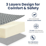 HulooSleep® 50"×50"Playpen Mat Thicker Baby Floor Play Mat for Playpen