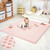 HulooSleep® 50"×50"Playpen Mat Thicker Baby Floor Play Mat for Playpen