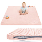 HulooSleep® 50"×50"Playpen Mat Thicker Baby Floor Play Mat for Playpen