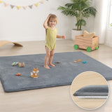 HulooSleep® Narrow-edge Baby Play Mat (Gery) - Huloosleep