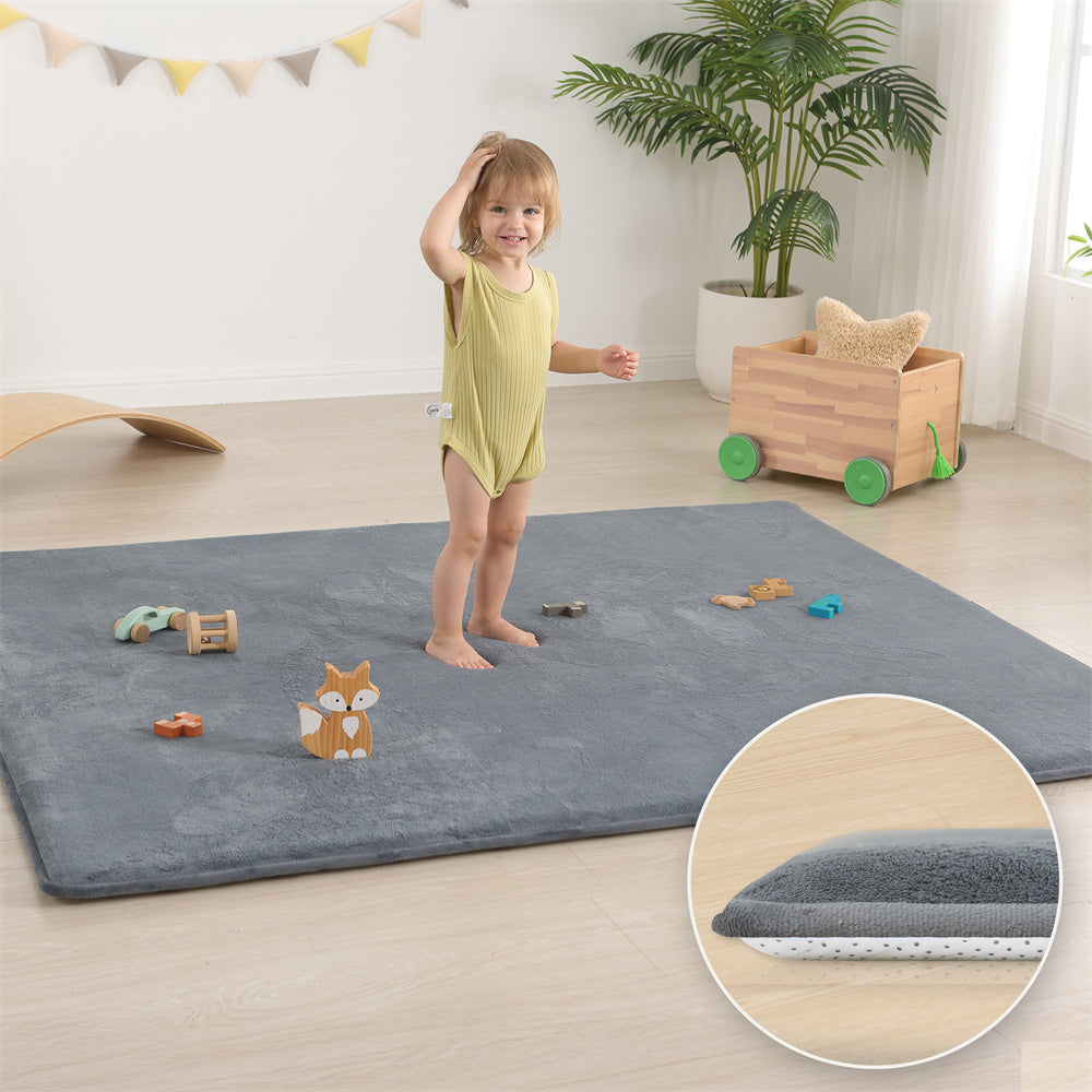HulooSleep® Narrow-edge Baby Play Mat Thicker Memory Foam Mat - Huloosleep
