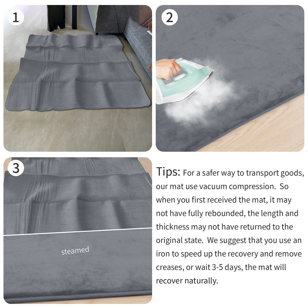 HulooSleep® Narrow-edge Baby Play Mat (Gery) - Huloosleep