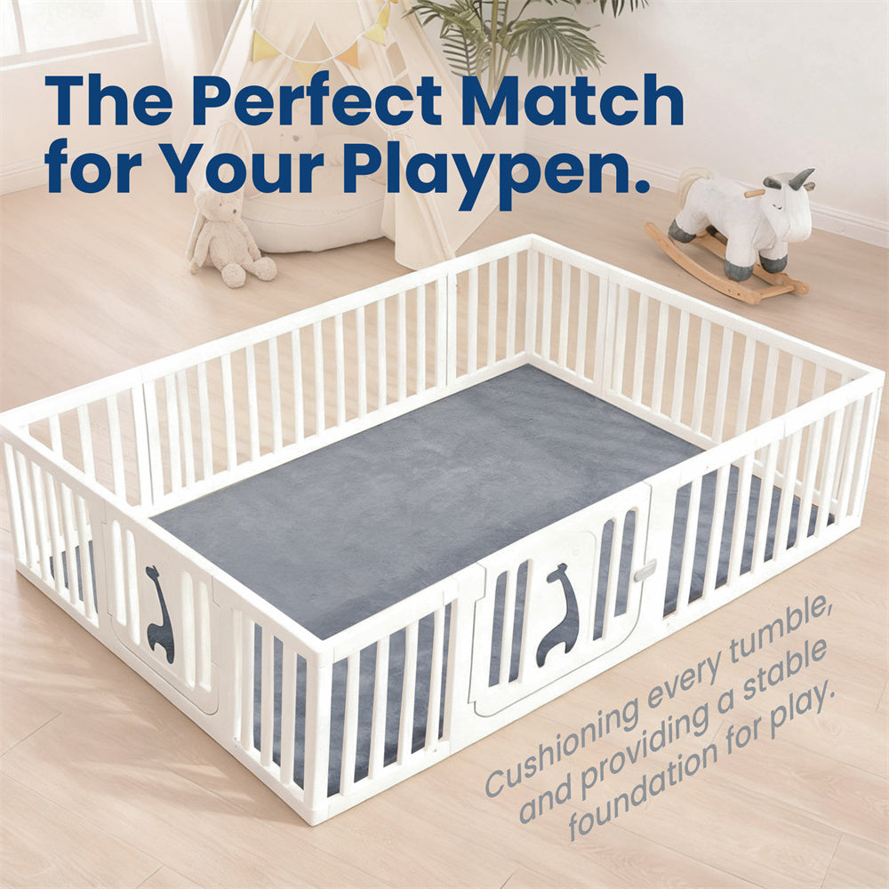 HulooSleep® Narrow-edge Baby Play Mat Thicker Memory Foam Mat - Huloosleep