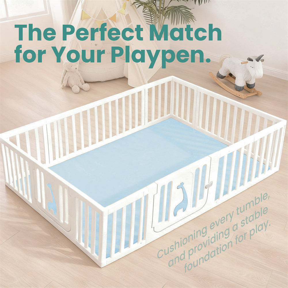 HulooSleep® Narrow-edge Baby Play Mat Thicker Memory Foam Mat - Huloosleep