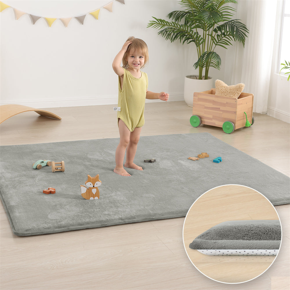 HulooSleep® Narrow-edge Baby Play Mat Thicker Memory Foam Mat - Huloosleep