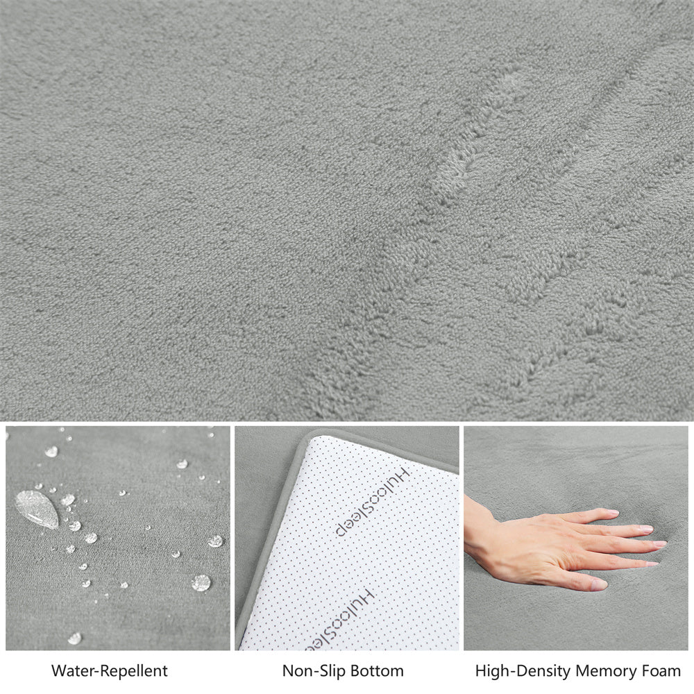 HulooSleep® Narrow-edge Baby Play Mat (Light Gery) - Huloosleep