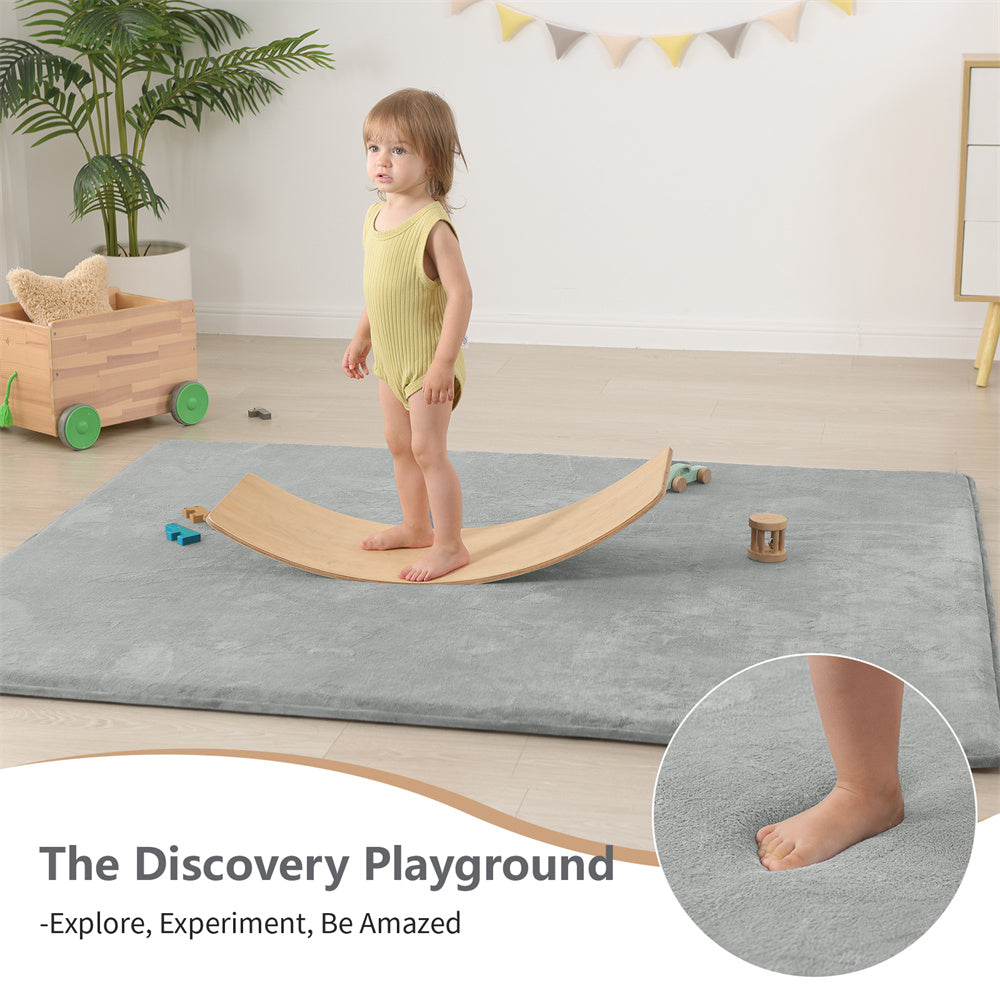 HulooSleep® Narrow-edge Baby Play Mat Thicker Memory Foam Mat - Huloosleep