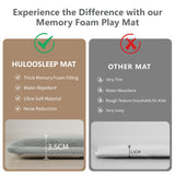 HulooSleep® Narrow-edge Baby Play Mat (Light Gery) - Huloosleep