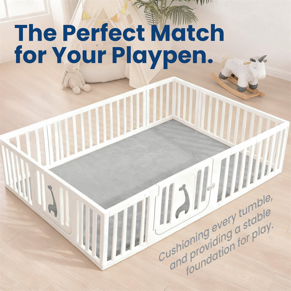 HulooSleep® Narrow-edge Baby Play Mat Thicker Memory Foam Mat - Huloosleep