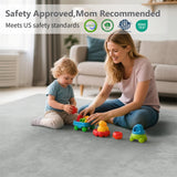 HulooSleep® Narrow-edge Baby Play Mat (Light Gery) - Huloosleep