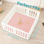 HulooSleep® Narrow-edge Baby Play Mat (Pink) - Huloosleep