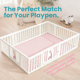 HulooSleep® Narrow-edge Baby Play Mat (Pink) - Huloosleep