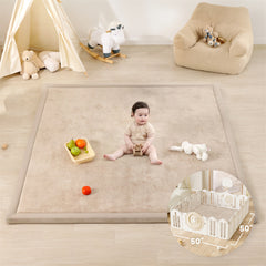 HulooSleep® 50" x 50" Square Play Mat for Playpens