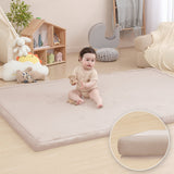 HulooSleep®  Wide-edge Baby Play Mat (Beige) - Huloosleep