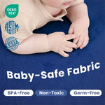 HulooSleep®  Wide-edge Baby Play Mat (Blue) - Huloosleep