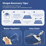 HulooSleep®  Wide-edge Baby Play Mat (Blue) - Huloosleep