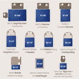 HulooSleep®  Wide-edge Baby Play Mat (Blue) - Huloosleep