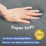 HulooSleep® 50" x 50" Square Play Mat for Playpens - Huloosleep